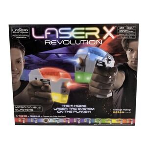 Laser X Revolution Micro Double Blasters Toy Laser Tag 200 ft Range Compact Size